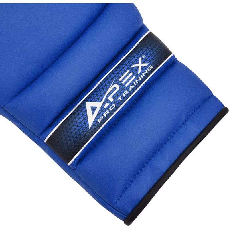 RDX Apex A4 Laces Boxing Gloves -blue